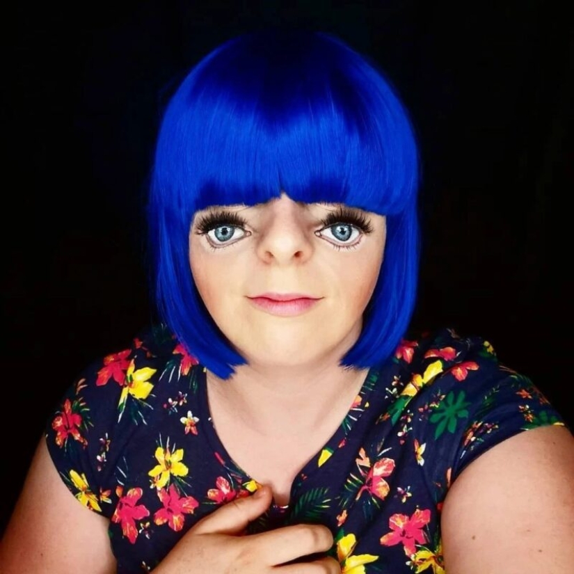 Make-up artist Hannah Grace and her incredible make-up illusions