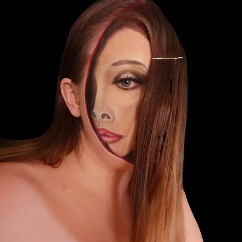 Make-up artist Hannah Grace and her incredible make-up illusions