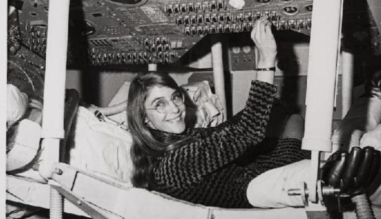 Margaret Hamilton es una modesta conquistadora de la Luna, sobre la que solían guardar silencio