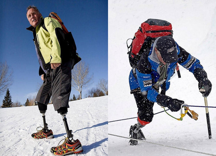 Mark Inglis - the first climber to conquer Everest without legs