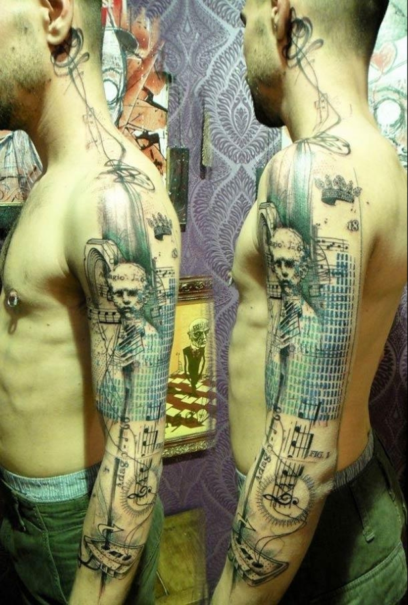 Masterpiece tatuajes de un tatuador francés