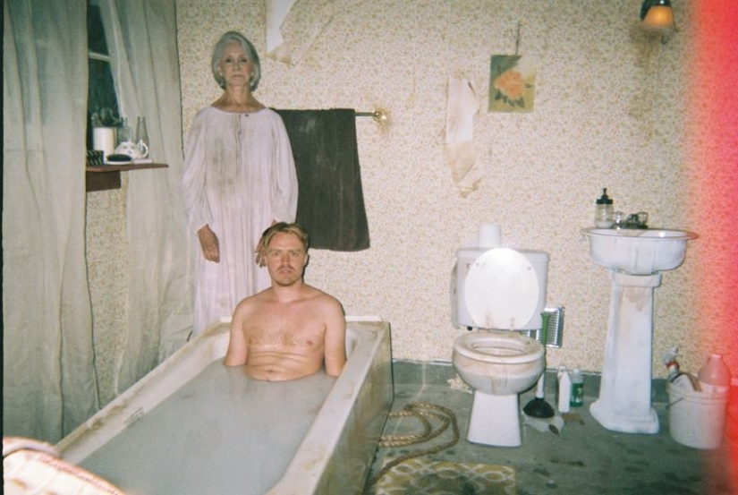 Milk baths under the supervision of granny. Who are these people and why are they doing this?