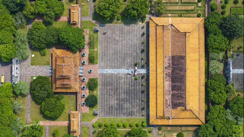 Mis fotografías aéreas que muestran tumbas en Vietnam de la época de la dinastía Nguyen