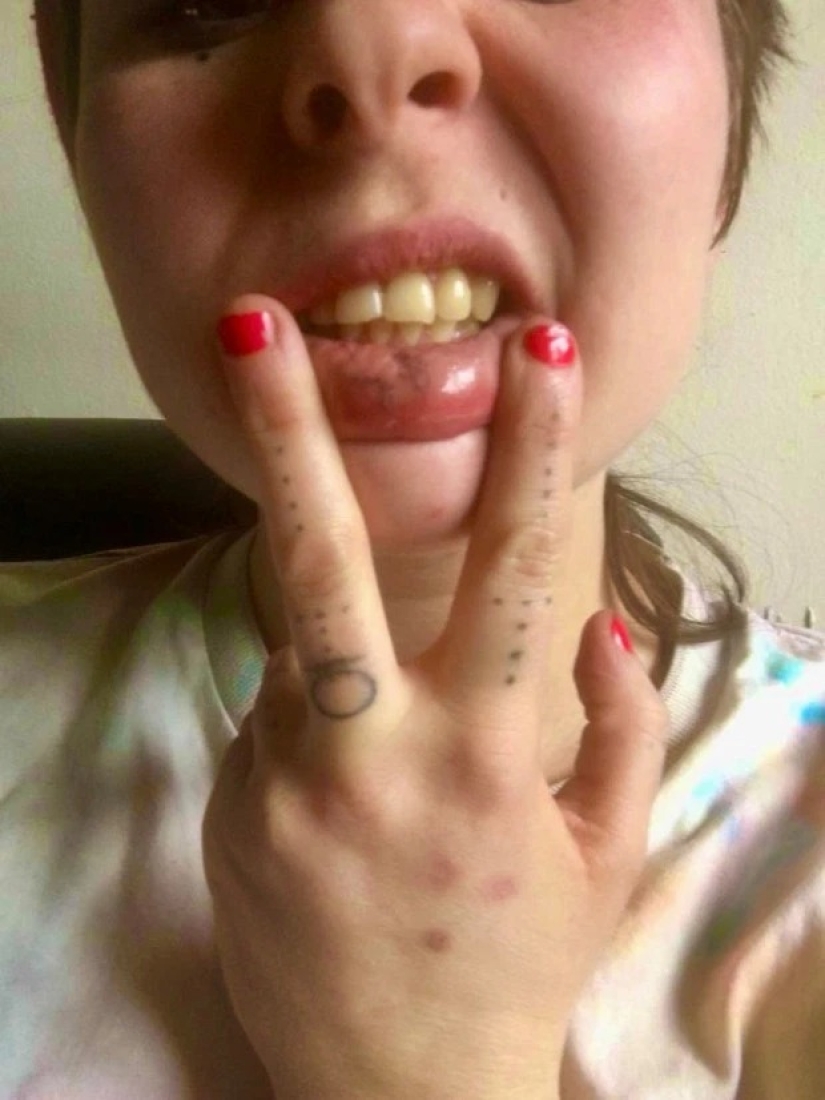 Mistakes of youth: the three British women regret what made face tattoos, drunk and foolishly