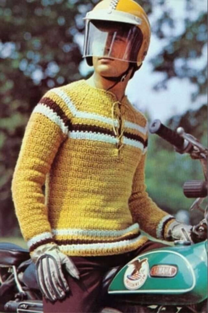 Moda masculina despiadada de los años 70