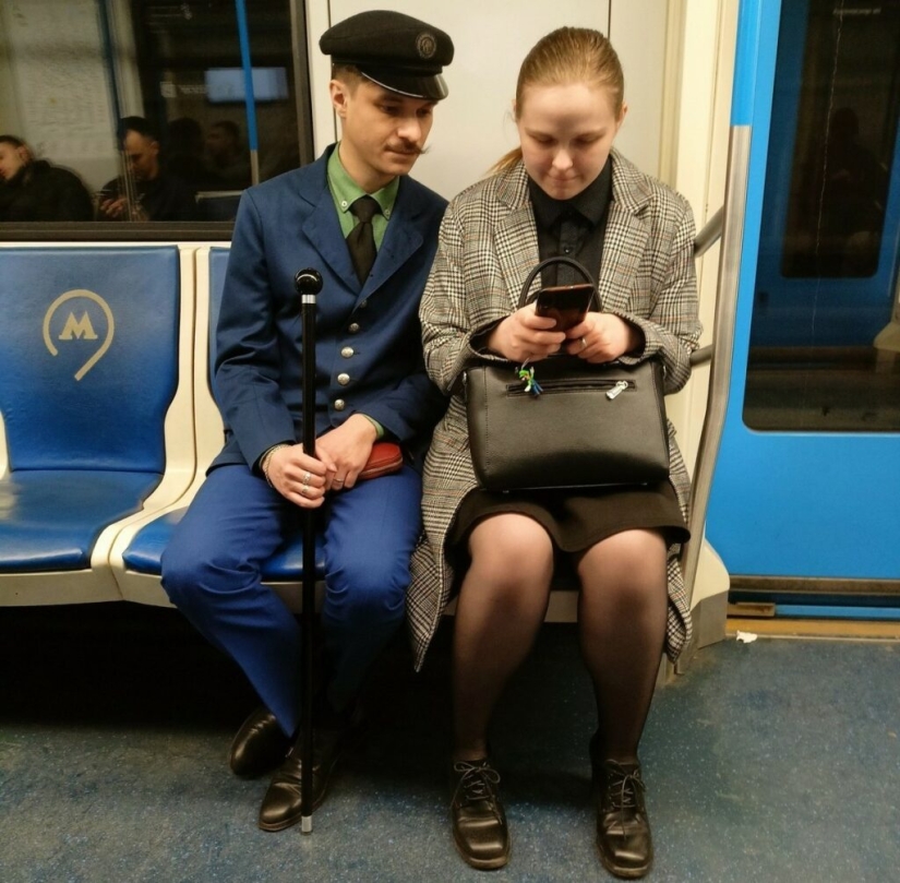 Mods y excéntricos del metro.