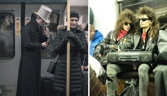 Mods y excéntricos del metro.