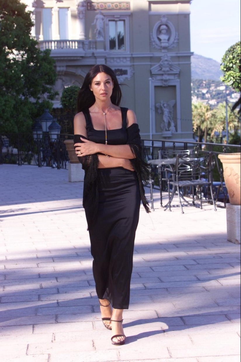 Monica Bellucci's Top 15 Black Dresses, or Passion in Italian