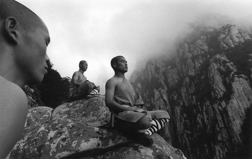 Monjes del Monasterio de Shaolin