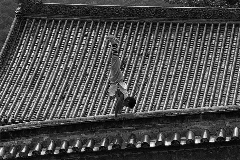 Monjes del Monasterio de Shaolin