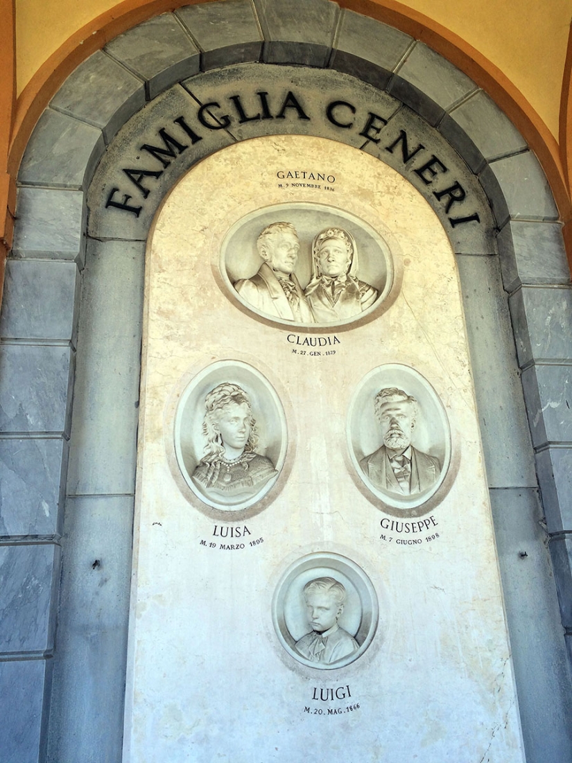 Monumental Cemetery of Certosa in Bologna