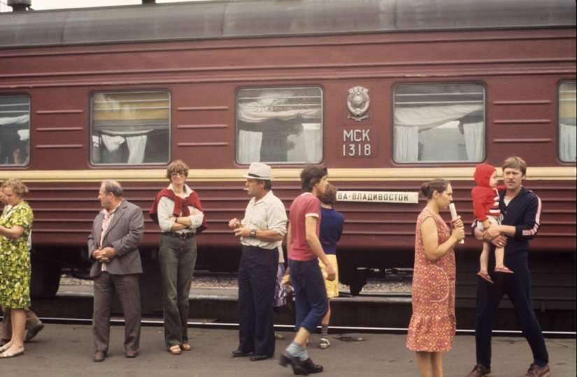 Moscú-Siberia-Japón en 1980