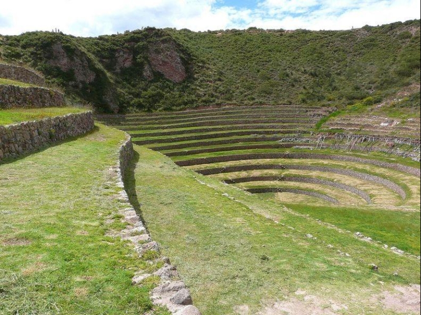 Mística agrícola Inca terrazas de Moray