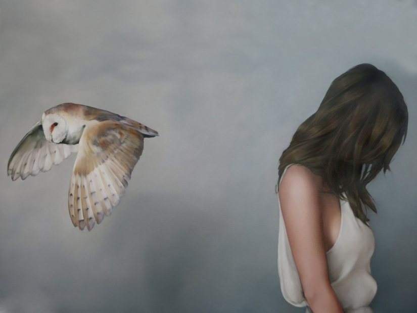 Mujeres, flores y animales: una simbiosis sorprendente en las pinturas de Amy Judd