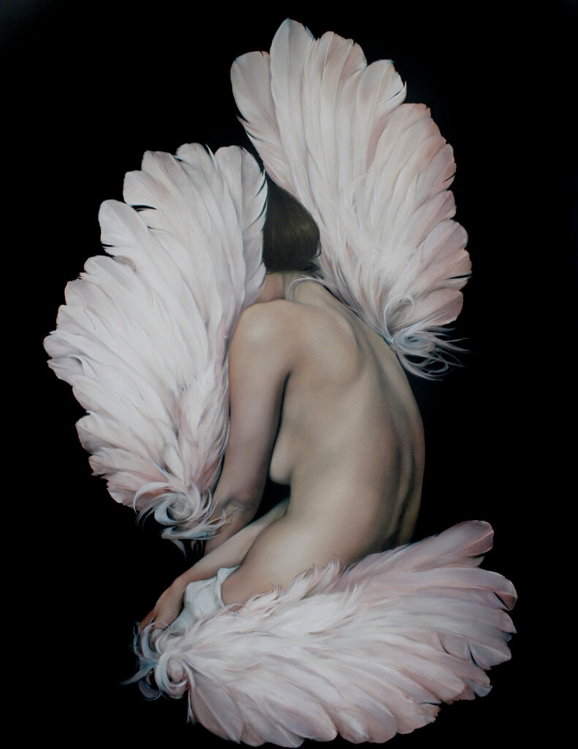 Mujeres, flores y animales: una simbiosis sorprendente en las pinturas de Amy Judd