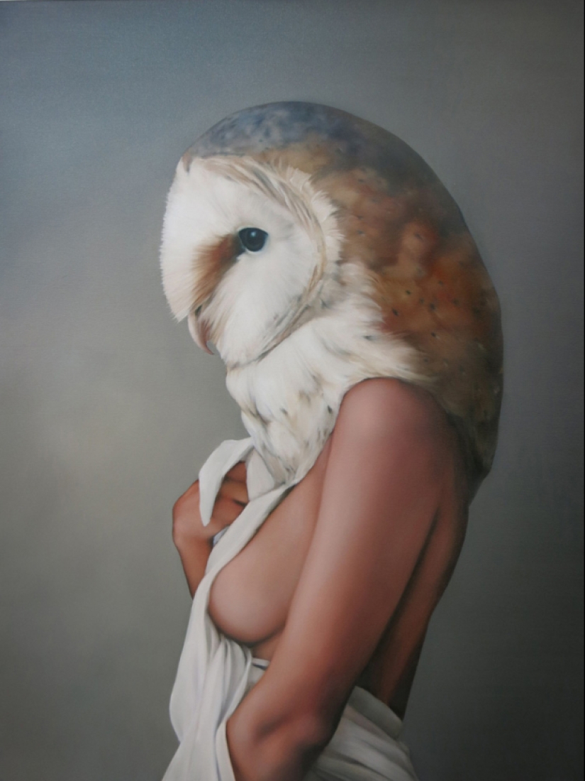 Mujeres, flores y animales: una simbiosis sorprendente en las pinturas de Amy Judd