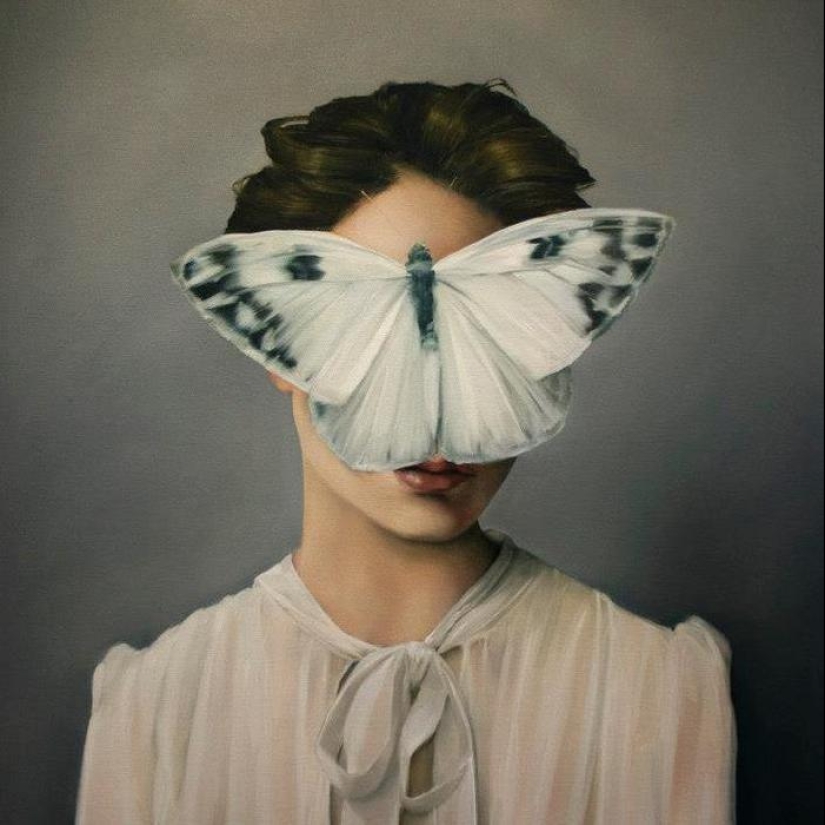 Mujeres, flores y animales: una simbiosis sorprendente en las pinturas de Amy Judd