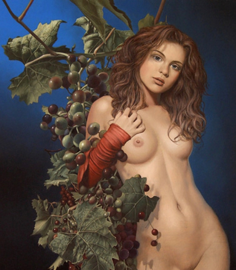 Mysterious beauties in the paintings of the master of fantastic realism Michael Maschka