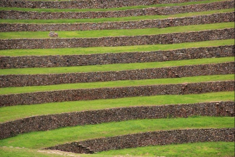 Mystical agricultural Inca terraces of Moray