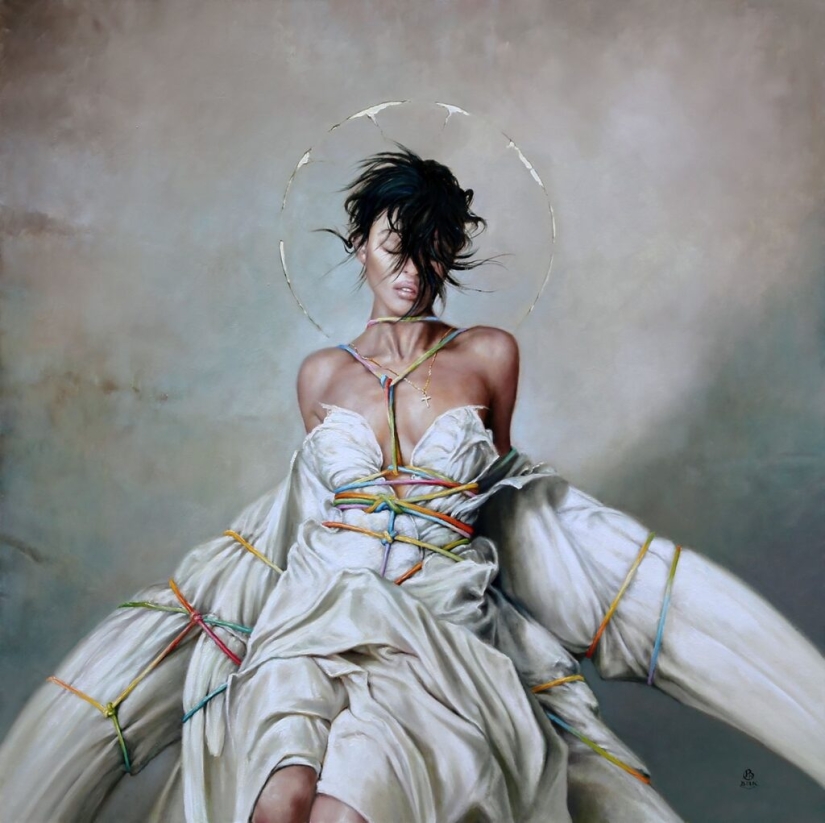 Mystical beauties in the paintings of Polish artist Karol Bak