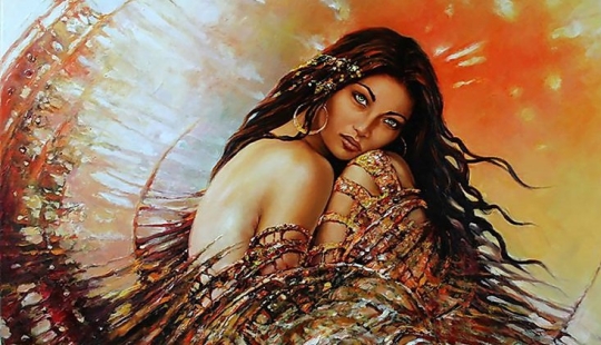 Mystical beauties in the paintings of Polish artist Karol Bak