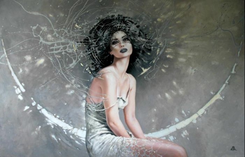 Mystical beauties in the paintings of Polish artist Karol Bak