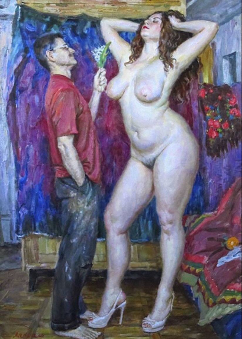 "Naked Truth": an unusual nude from the artist Viktor Lyapkalo