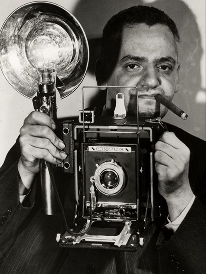 New York in the 1940s through the lens of Weegee, the master of crime photography.