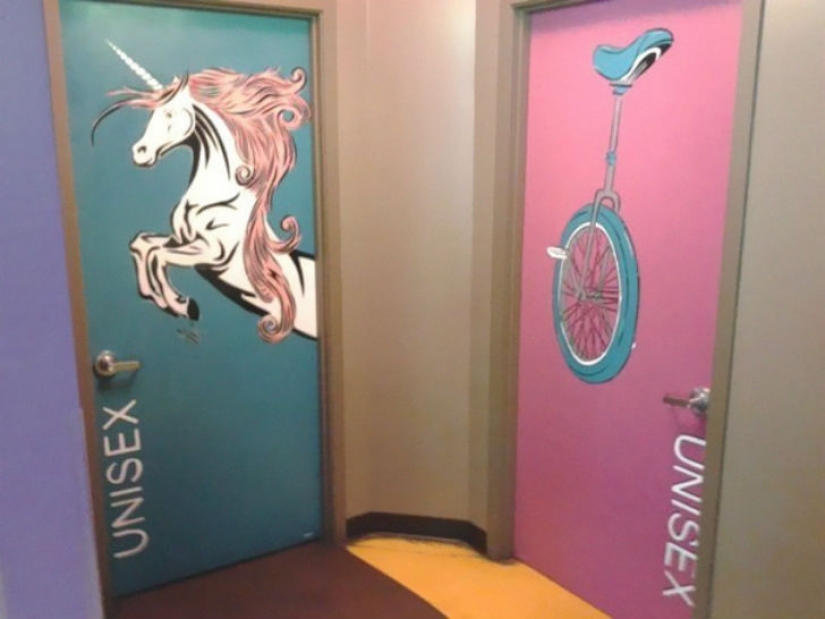 No more standard "Me" and "Jo" - the most creative toilet signs