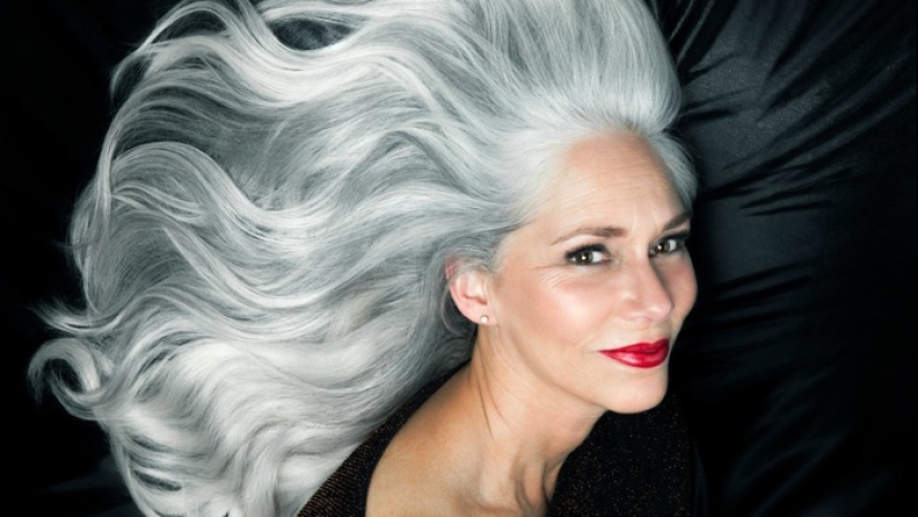 Noble silver: women told why they consider their gray hair sexy