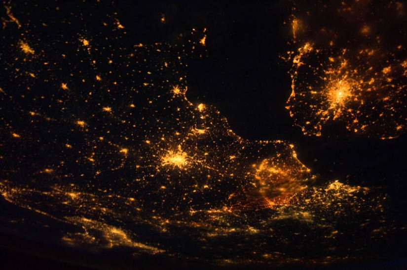 Noche en el planeta - 30 fotos desde el espacio