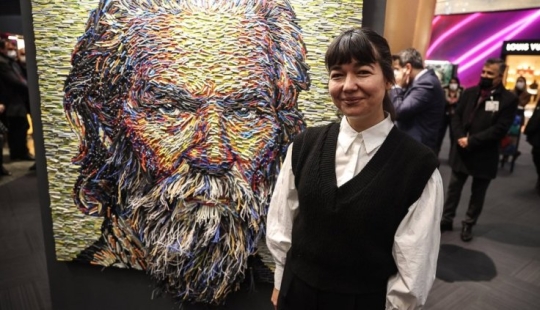 Obras maestras de basura del artista turco Deniz Sagdych