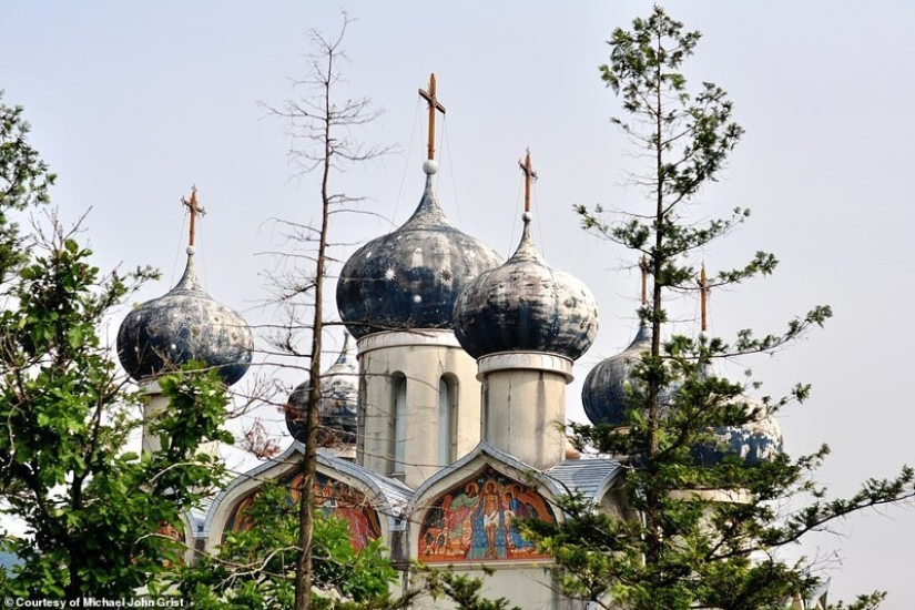 Olvidado y abandonado pieza de Rusia en Japón