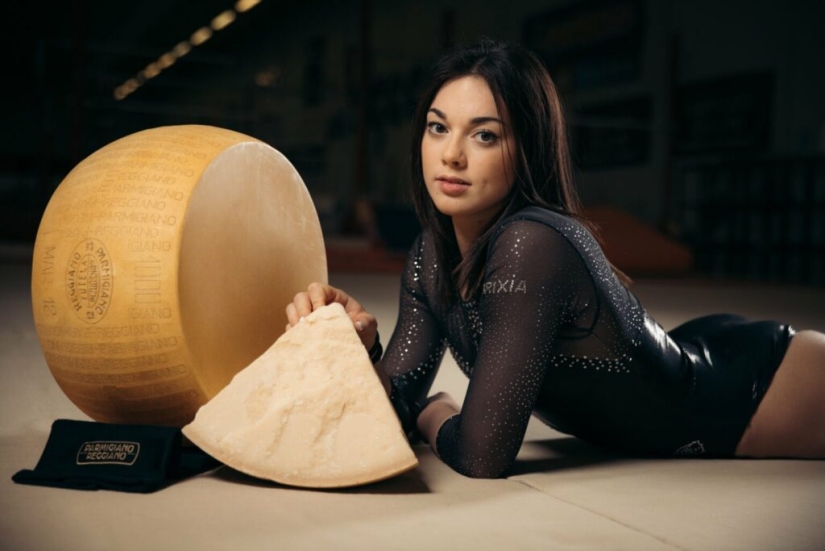 Olympic gymnast Georgia Villa and her cheese inspiration