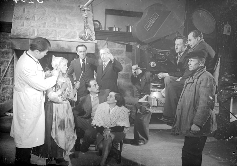 On the sets of popular Soviet films