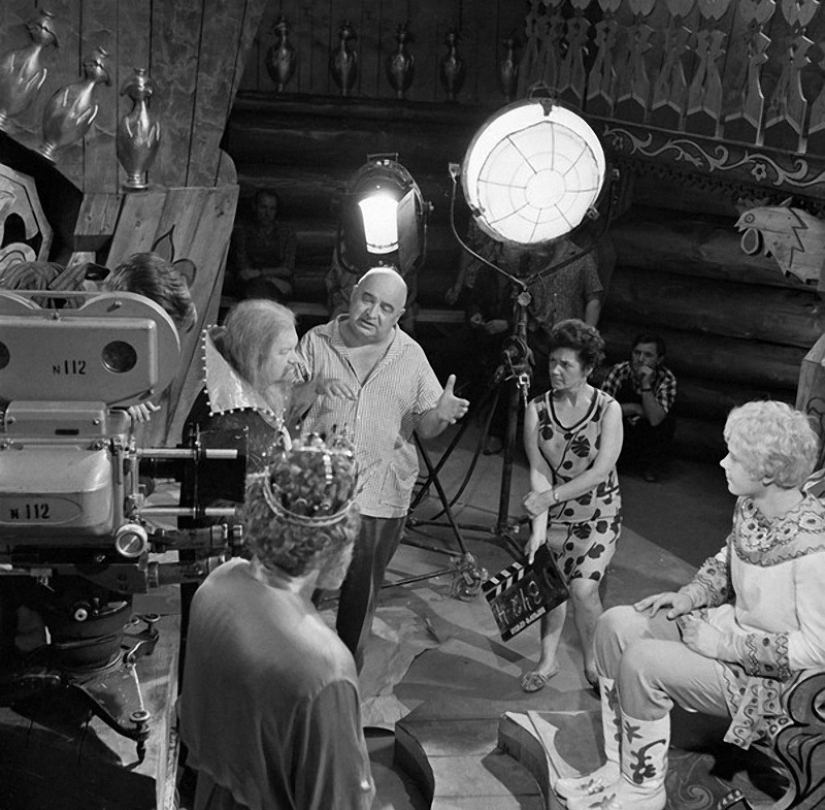 On the sets of popular Soviet films