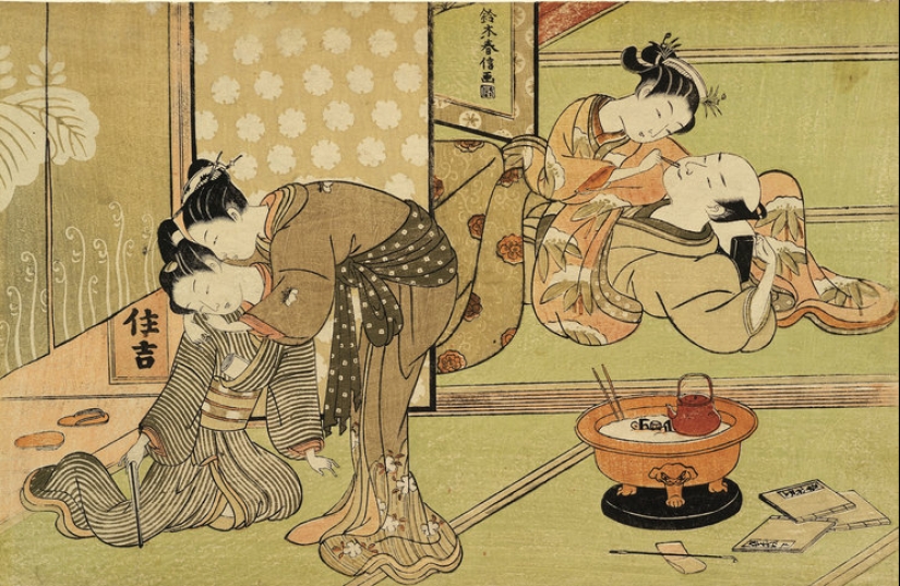 Only without kissing: Japanese sex culture before the 20th century