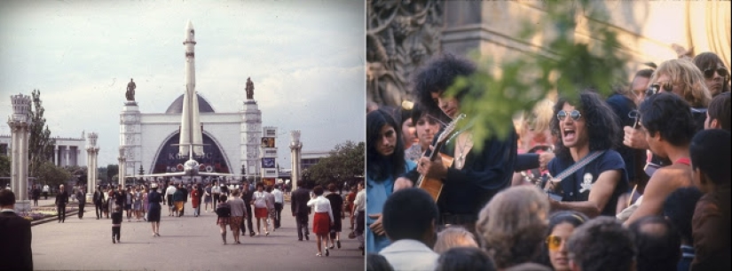 Oriente y Occidente: Fotografías en color de Moscú y Nueva York en 1969