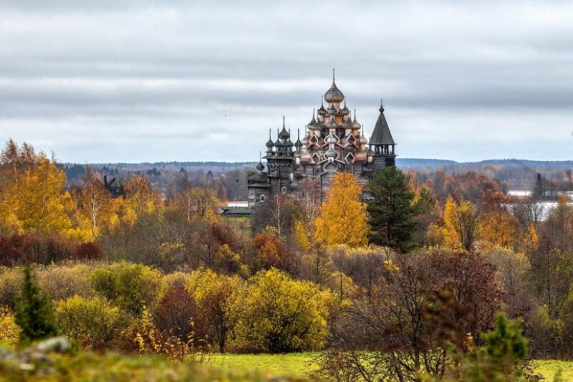 Otoño dorado en fotos de diferentes partes de Rusia