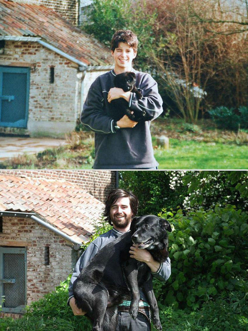 Our favorite animals: pictures before and after growing up