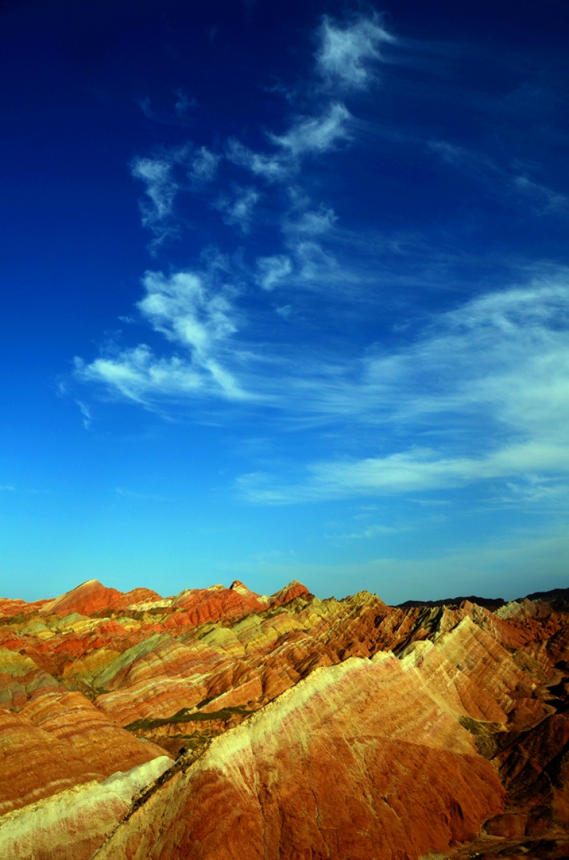 Paisaje de Denxia - montañas de colores de China