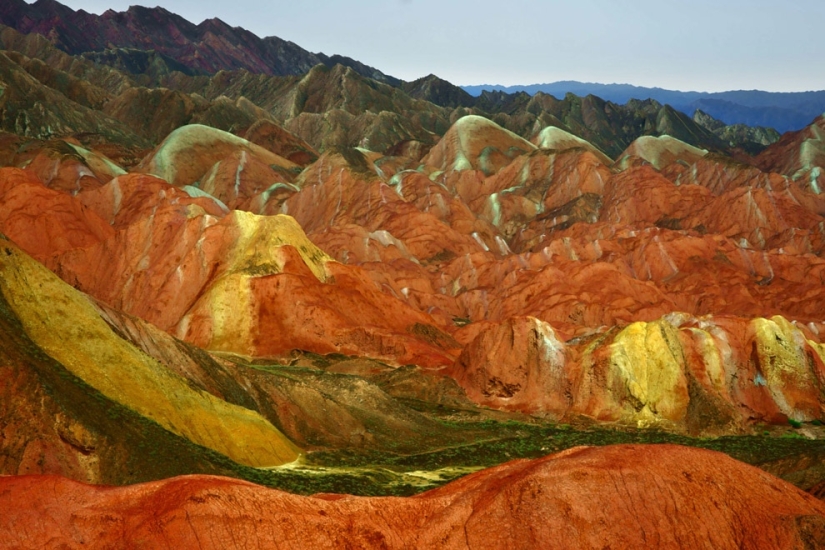 Paisaje de Denxia - montañas de colores de China