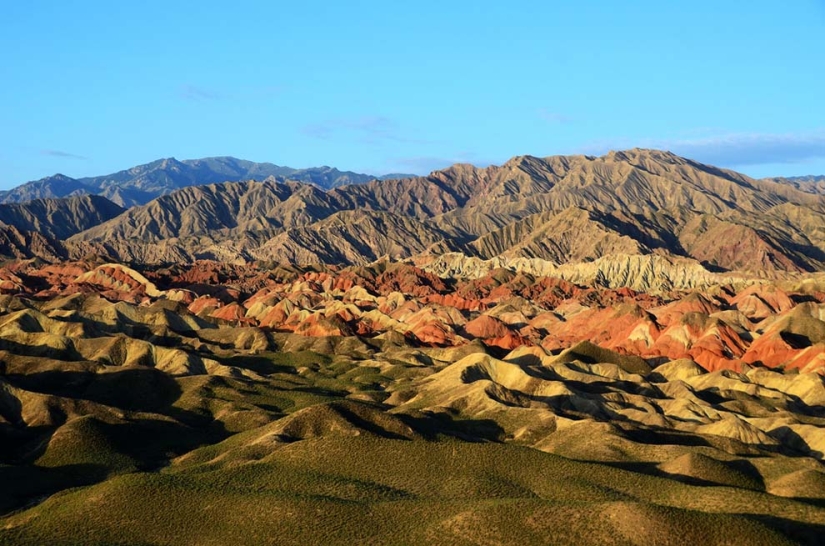 Paisaje de Denxia - montañas de colores de China