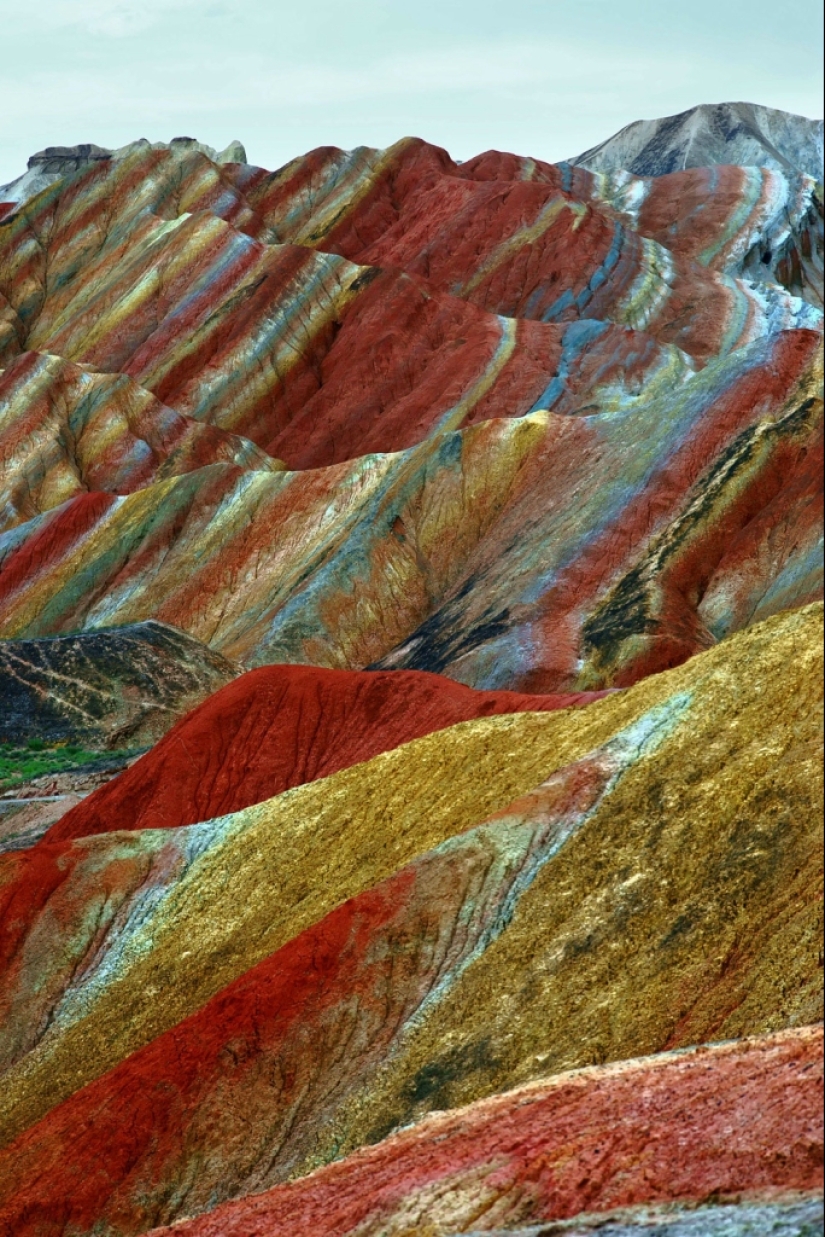 Paisaje de Denxia - montañas de colores de China