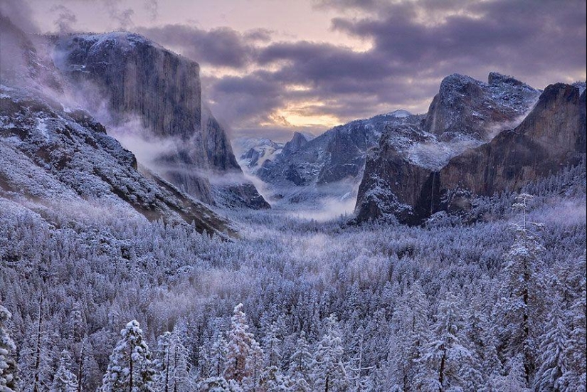 Paisajes de invierno encantadores