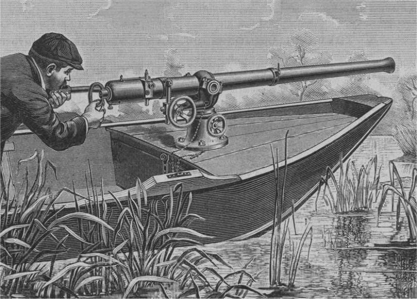 Pantgun - a giant rifle for the genocide of ducks