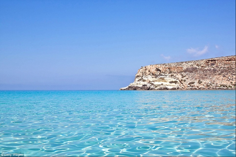 Paradise with the most transparent water in the world