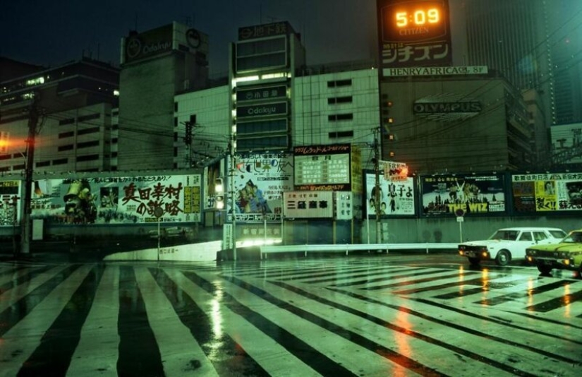 Parecía Tokio y de sus habitantes en la década de 1970