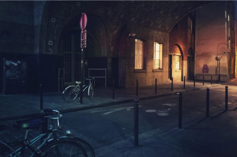 París de noche-El fotógrafo francés Loic Le Coeur toma impresionantes fotografías en su teléfono