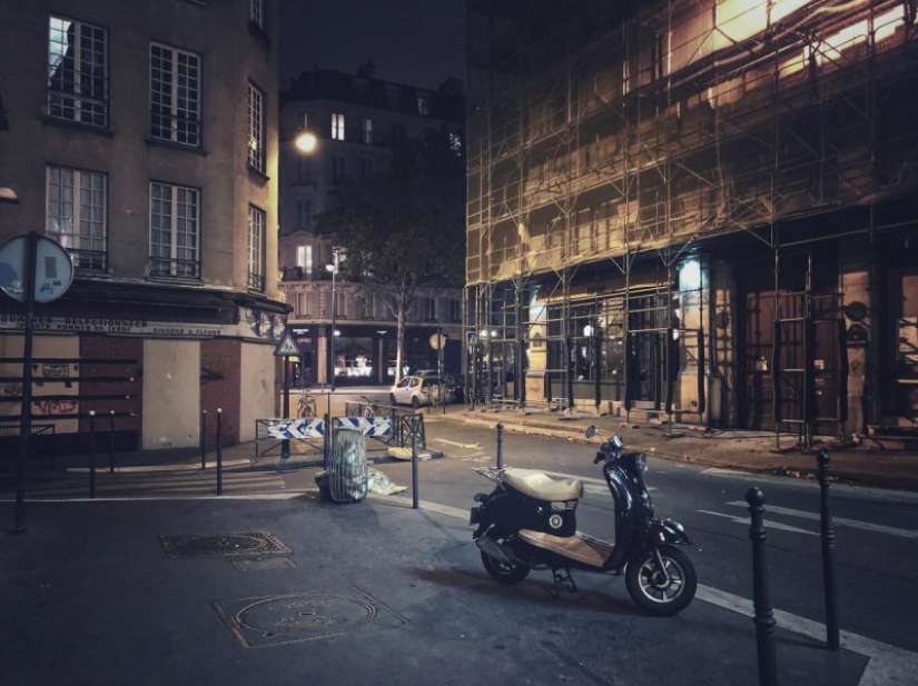 París de noche-El fotógrafo francés Loic Le Coeur toma impresionantes fotografías en su teléfono